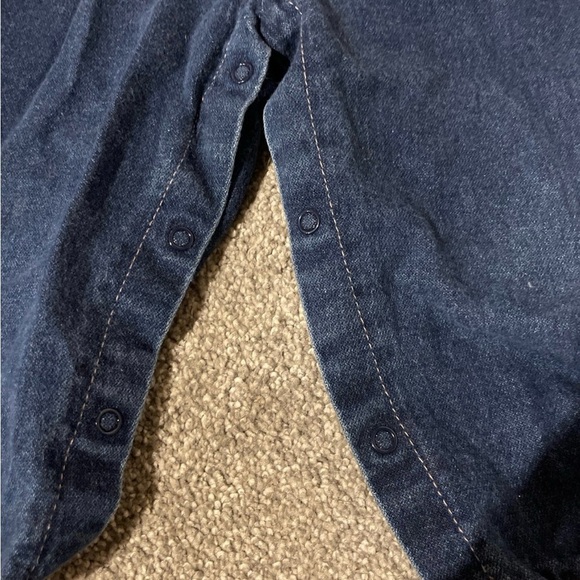 Vintage Bon Jour kids denim romper size 24 months - Picture 8 of 8